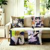 Hot Anime TTamako Market Pillow Case Square DoubleSided Sofa Cushion Cover Bedroom Bedside Pillow