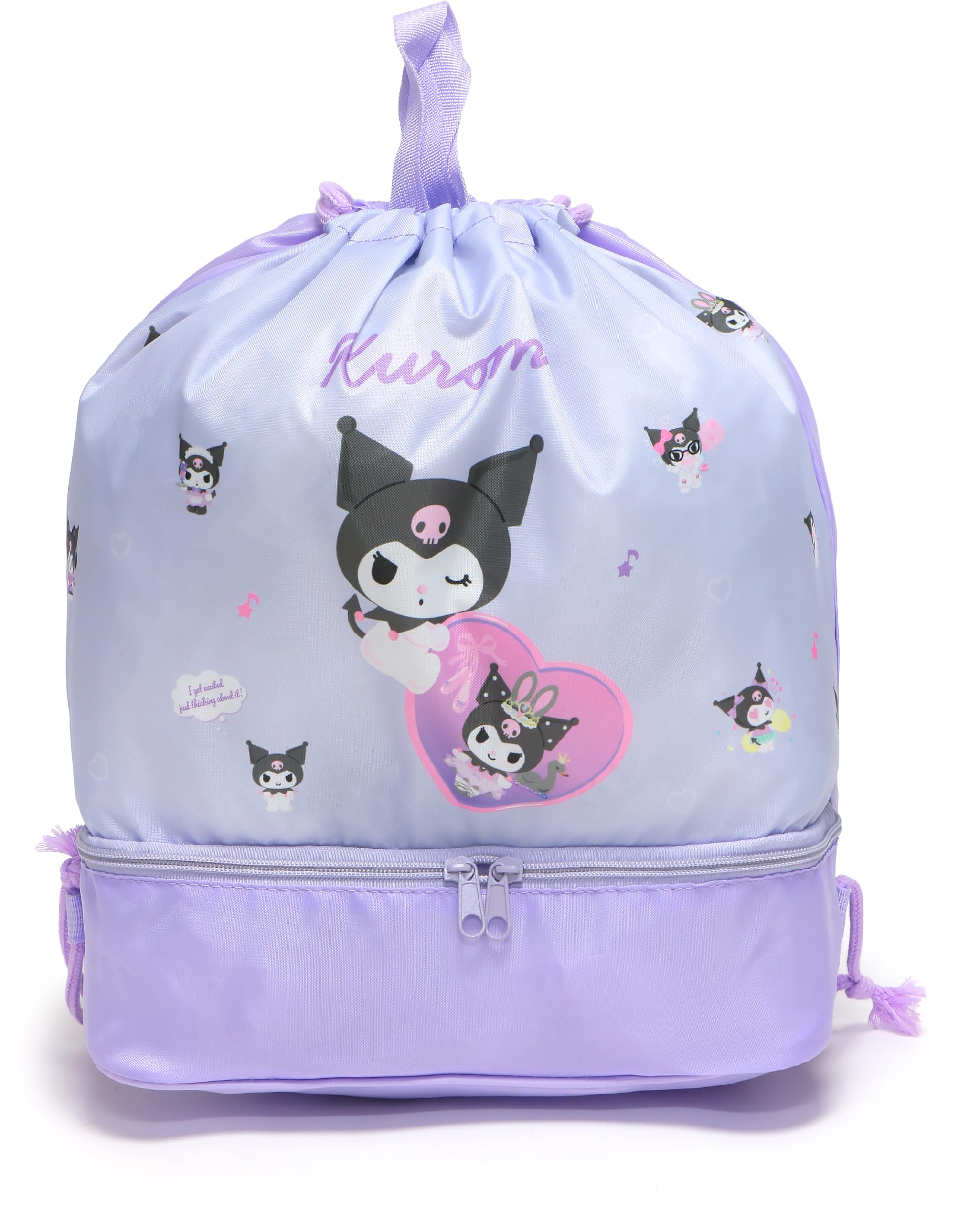 

рюкзак для детей BKU32381 [Kuromi] Рюкзак, 2-слойный фиолетовый