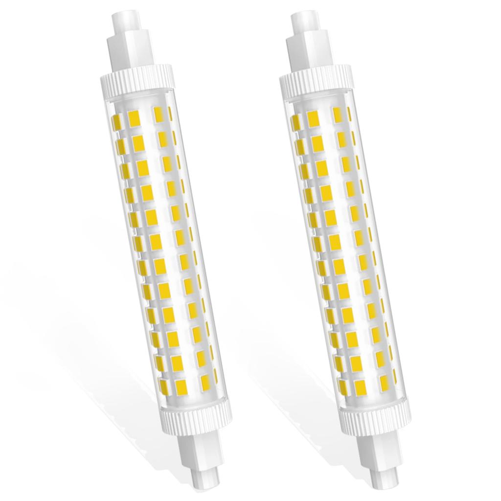 R7S LED Bulb 118mm 100W Equivalent,Dimmable T3 J Type Double Ended Floodlight Bulbs for Work,Security,Landscape Lights,Floor Lamps,120V 10W 1000 Lumen
