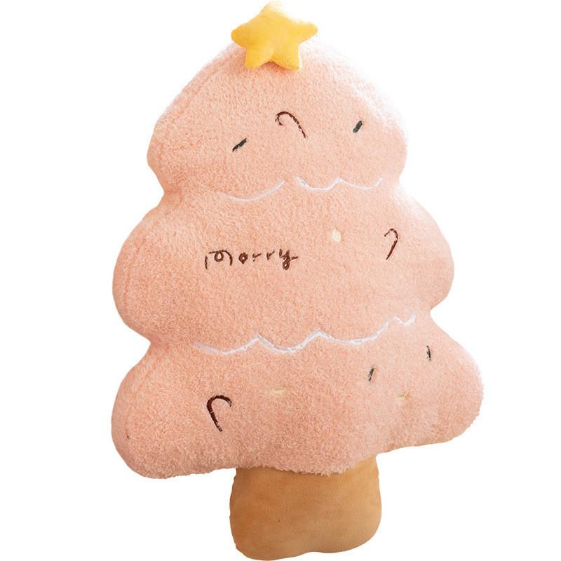 Tree Christmas Plush Toy Pillow Plant Stuffed Doll Bedroom Gift Decorations