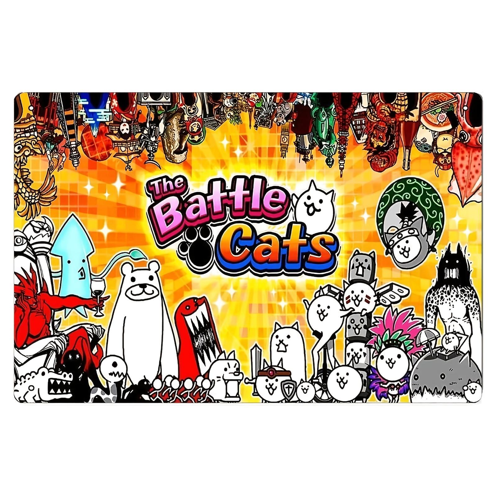 

Vintage The Battle Cats Metal Sign Retro Game Room Wall Art Durable Iron Decor for Man Caves Game Rooms es Colorful Car 20x30cm（7.8x11.8inch）