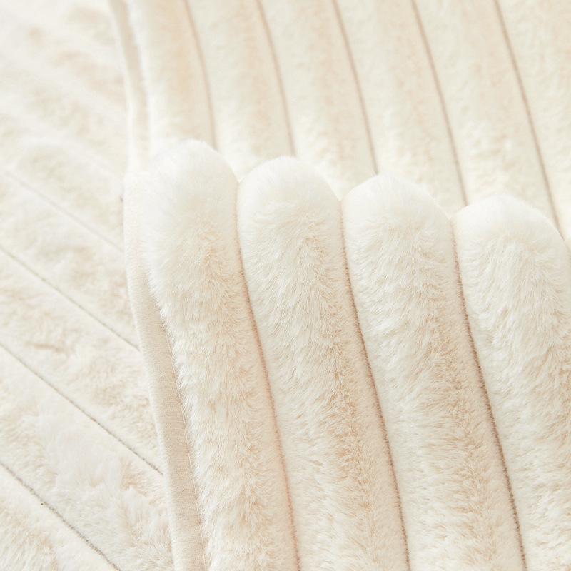Premium Non-Slip Rabbit Fur Sofa Cushion for Autumn and Winter
