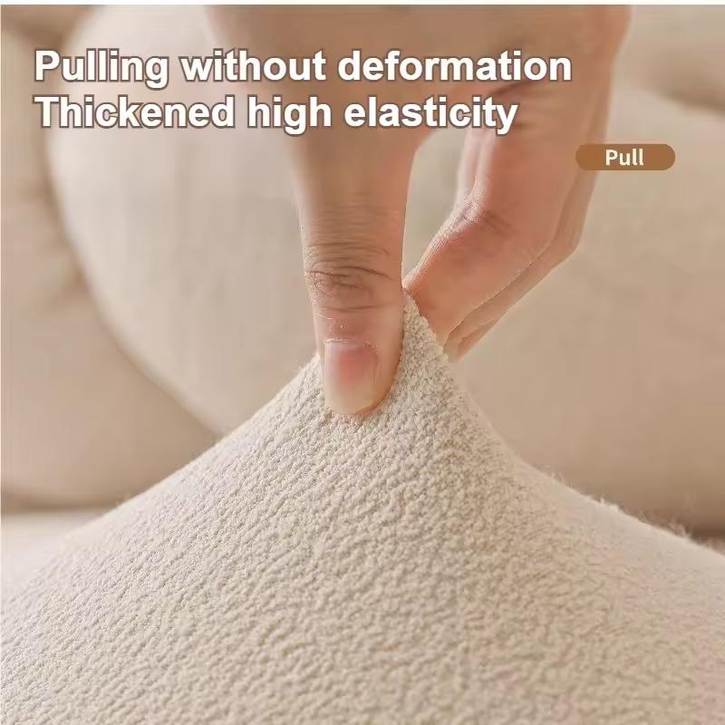 2026 Spring New Chenille Sofa Cover Sectional L Shape Sofa Slipcover Corner Case for Living Room 1/2/3/4 Seat Home Decoration