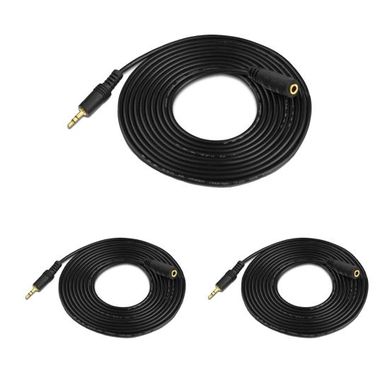Audio Cable Anti-interference Stable Transmission High-Performance Plug Play Stereo Sound Audio Transfer 3.5mm Male to Female Audio Extension Cable
