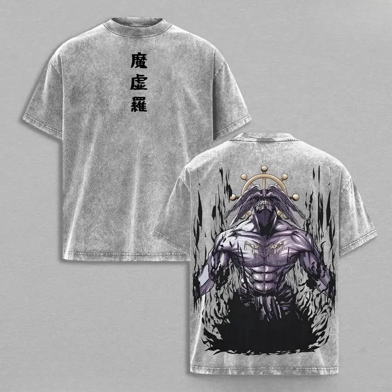 

Hot Anime Jujutsu Kaisen Okkotsu Yuta Clothing Men Women Tshirts Washed Cotton Tee Retro Oversized T-shirt Harajuku Male T Shirt XXL