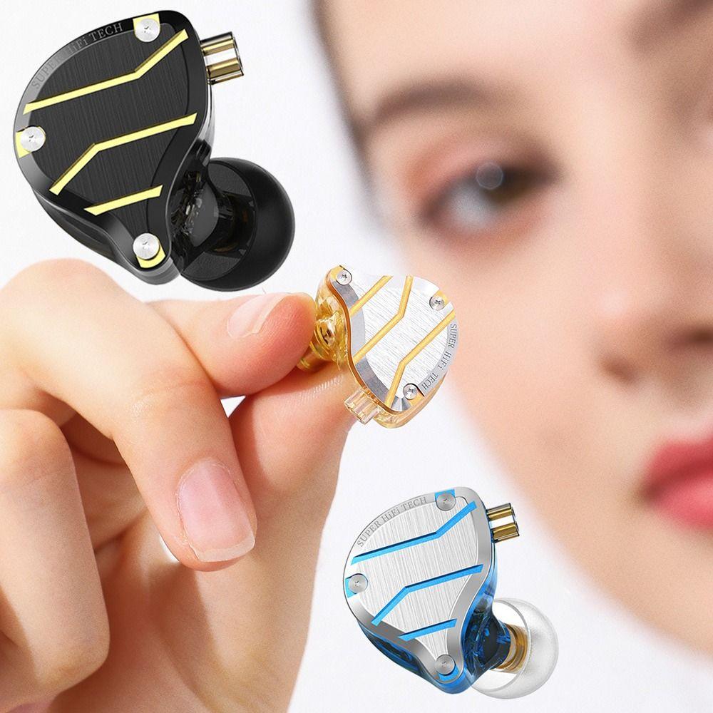 

Stainless Steel Faceplate Driver In-Ear Earbuds Anti-winding Ear Monitor Headset Game