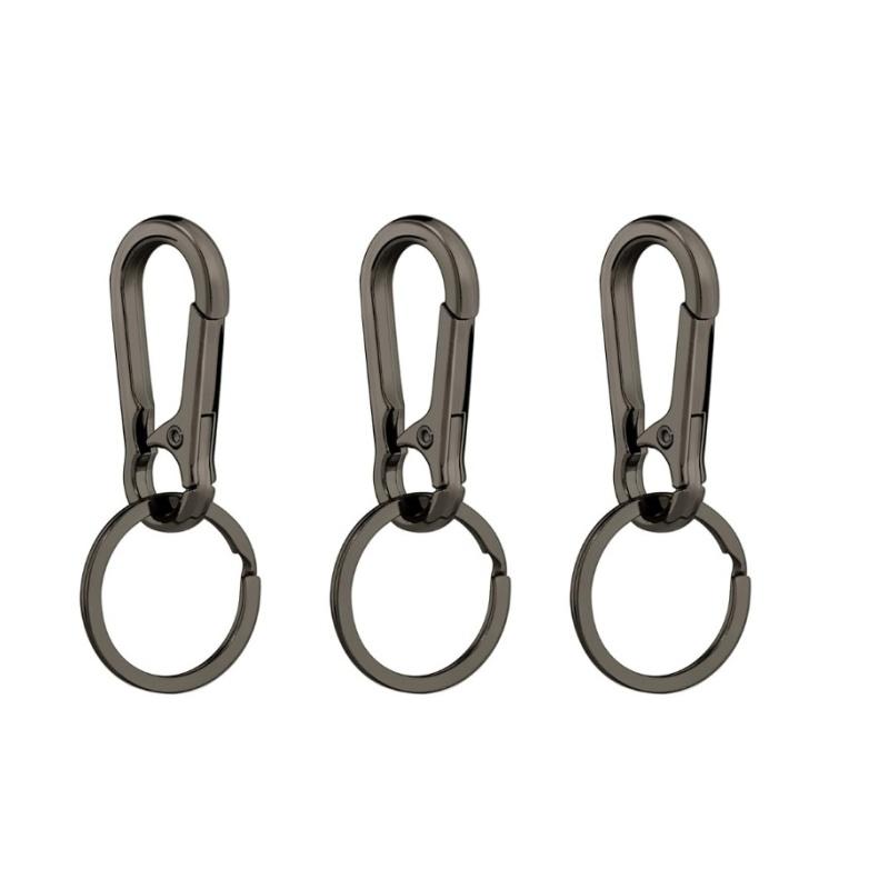 

3/6pcs Multi functional, durable and easy to disassemble metal material car waist keychain, unisex backpack keychain