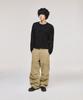 SIGNATURE Crop Rolling Round Knit [Black]