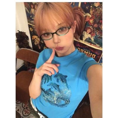 Japanese Y2k Rhinestones T-shirt Vintage Harajuku Diamond Print T Shirts Trashy 2000s Aesthetics Blue Tee Shirt Grunge