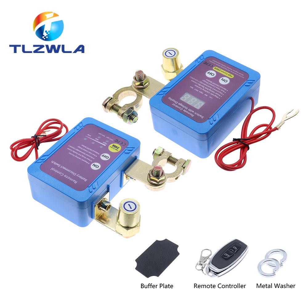 Battery Disconnect Power Switch 12V 240A Kill Switch With Display Shut Off Cut Off Control Switch With Remote For Car Boat