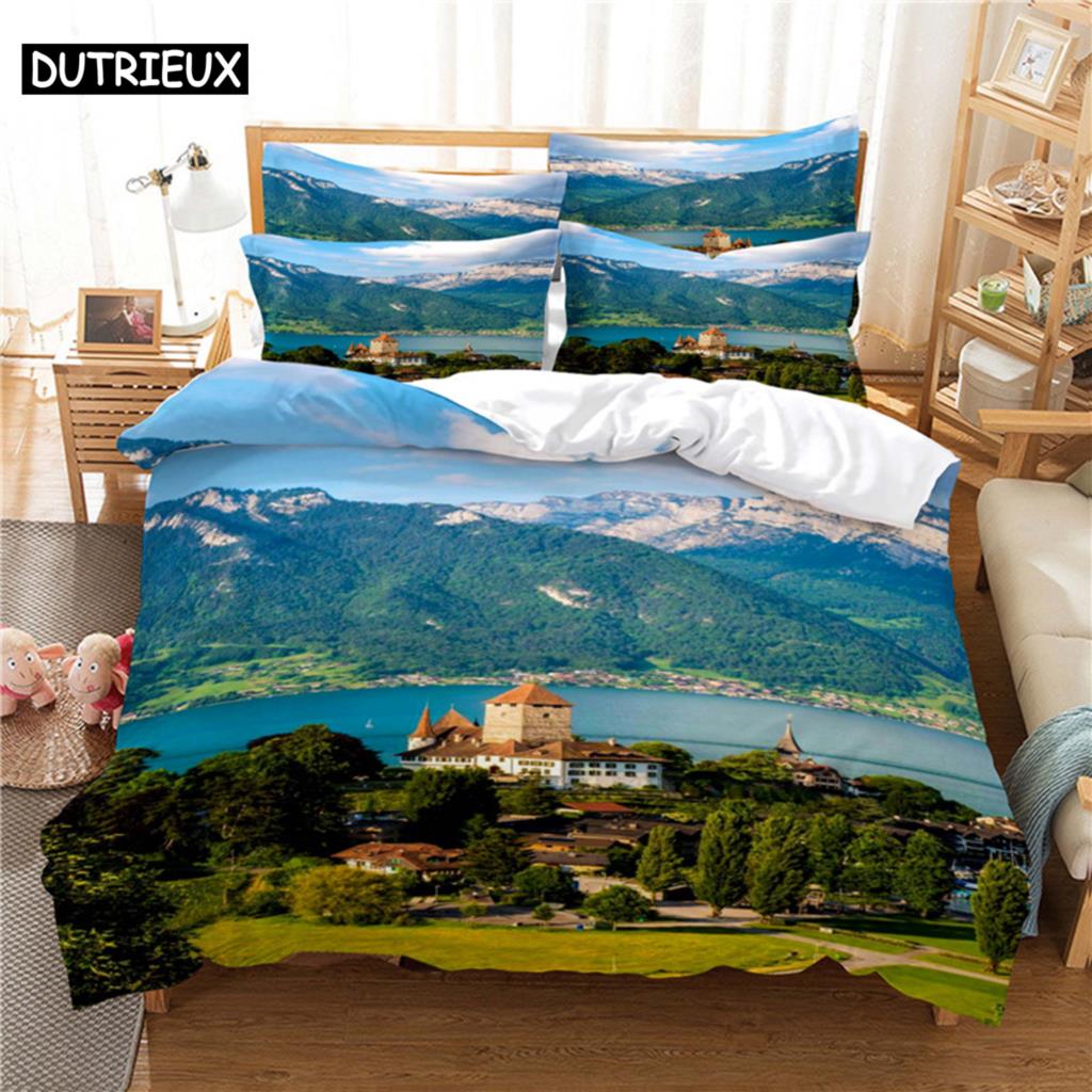 Beautiful Flower Bedding Set Duvet Cover Set 3d Bedding Digital Printing Bed Linen Queen Size Bedding Set Fashion Design
