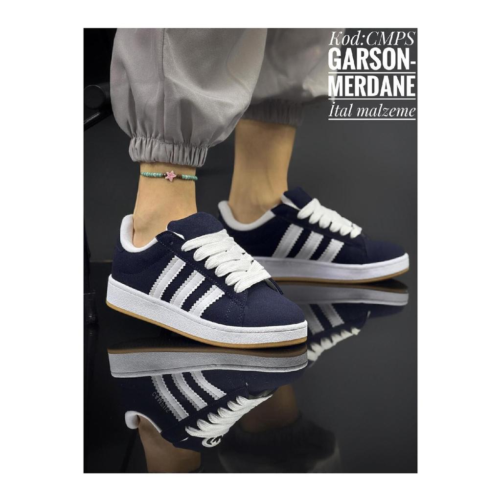 Simple And Stylish Black Sports Shoes - White Stripes, Casual And Sports Use