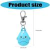 Trendy Cartoon Lip Gloss Keychain Accessory Sturdy Silicone Cover For Cosmetic Organization And Style Expression