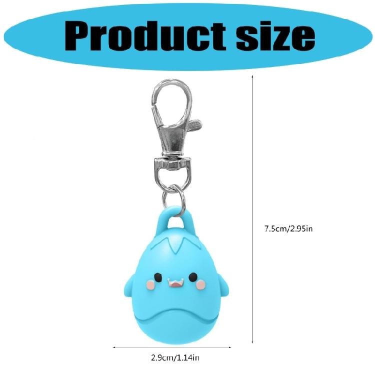 Trendy Cartoon Lip Gloss Keychain Accessory Sturdy Silicone Cover For Cosmetic Organization And Style Expression
