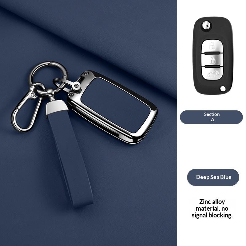 3 Button Zinc Alloy Leather Car Key Fob Case Lada Vesta Granta Xray Kalina Priora Sedan Sport Key Fob Car Key Box Cover