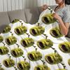 Funny Art Meme Movie Flannel Warm Comfort Soft Plush Blanket for Sofa Living Room Hogar Office Bedroom Travel Gift Home S-ShrekS