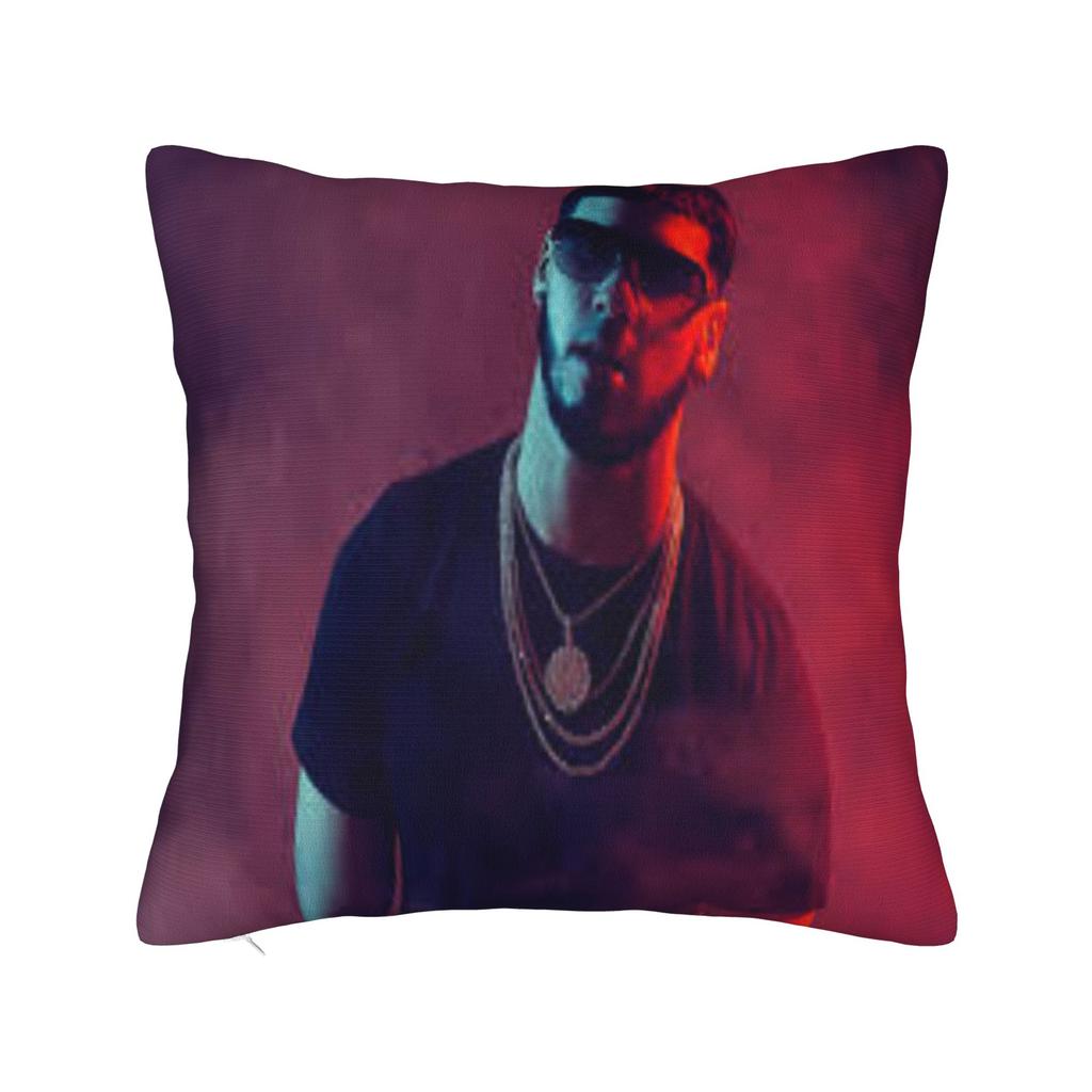 Heimdeko Real Hasta La Muerte Kissenbezüge Zubehör Real Until Death Anuel AA Merchandise Kissenbezug Quadratisch Mehrere Größen