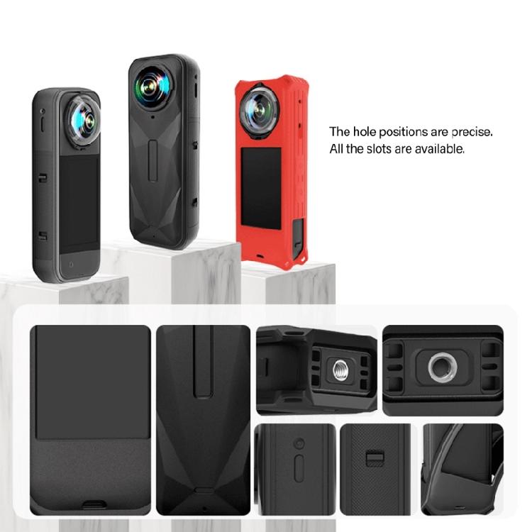 Full Protective Cover For 360 X5 Sport Camera Scratch Resistant Silicone Case Protector Skin Ergonomic Grip Feel