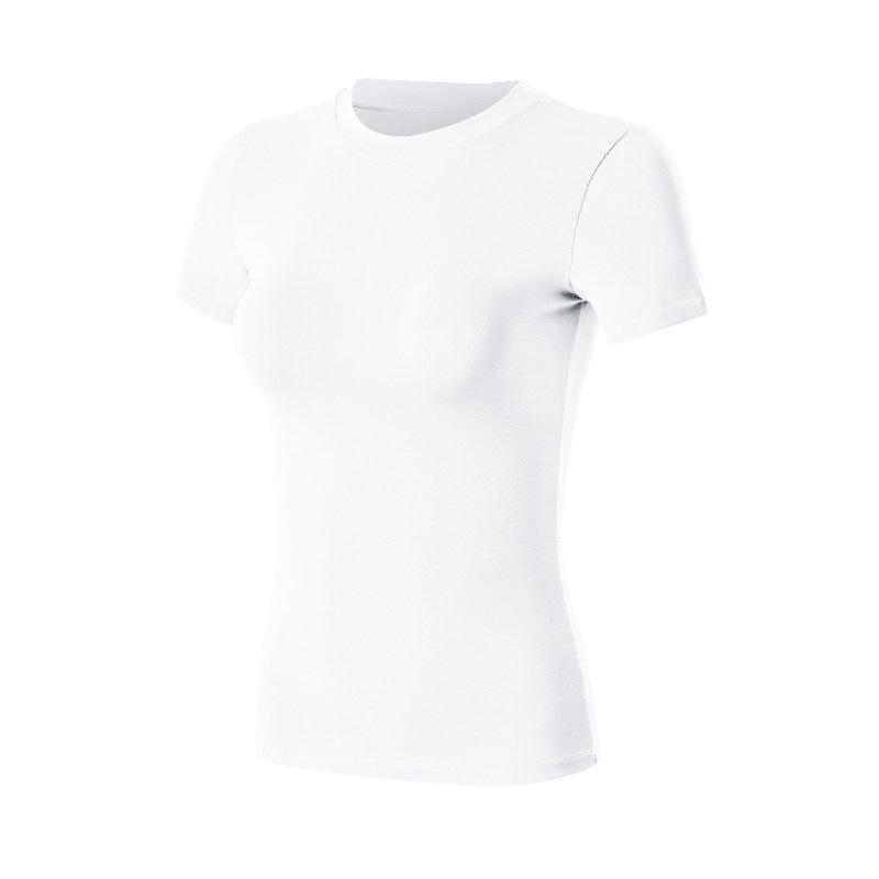 Women's Slimming Short Sleeve Yoga & Running T-Shirt - Breathable, Round Neck Fitness Top for Pilates & Outdoor Activities