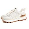 Casual shoes for women in spring 2025 height increasing women's sports shoes fashionable and classic casual white shoes