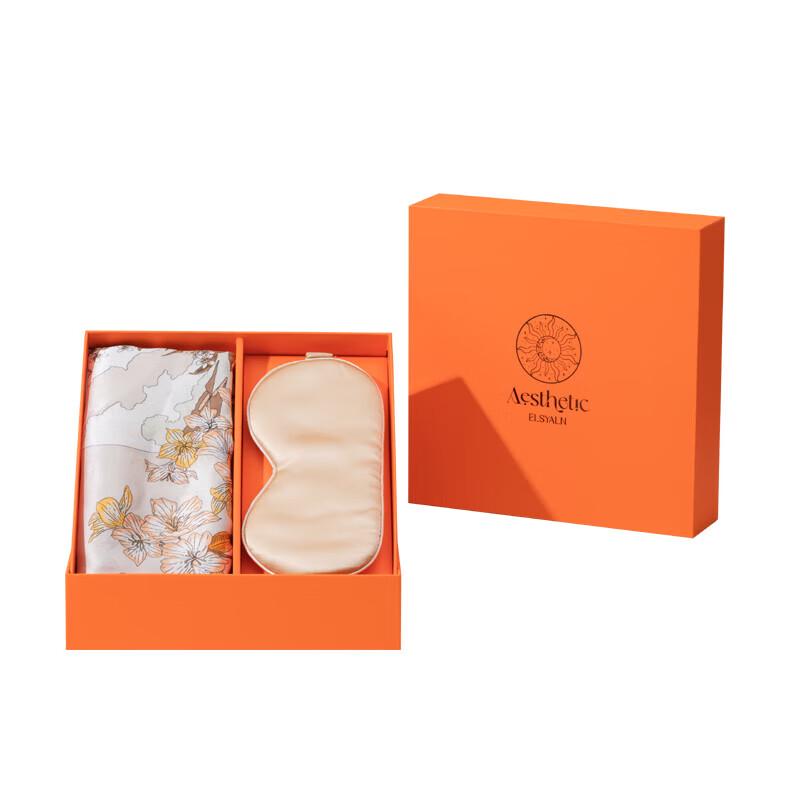 

Комплект шелкового шарфа и маски для глаз Aisiyalan Vivian