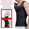Mens Body Shaper Abdomen Slimming Shapewear Belly Shaping Corset Top Gynecomastia Compression Shirts WIth Zipper Waist Trainer