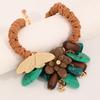Statement Beads Necklace Butterfly Design for Woman Girl Wedding Party Jewelry