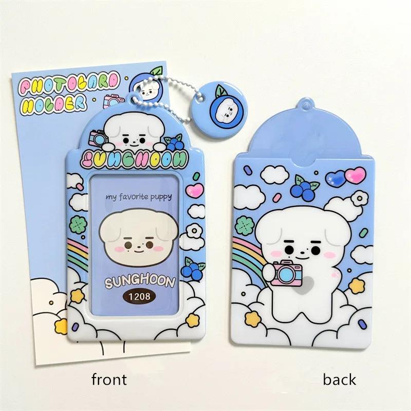 Kawaii Ins  Cute 3 Inch Kpop Pocard Holder Po Card Holder Bag Pendant School Stationery