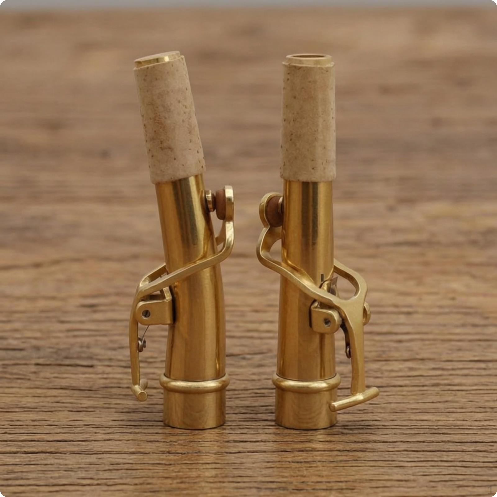 2 Pieces Soprano Saxophone Neck Curved