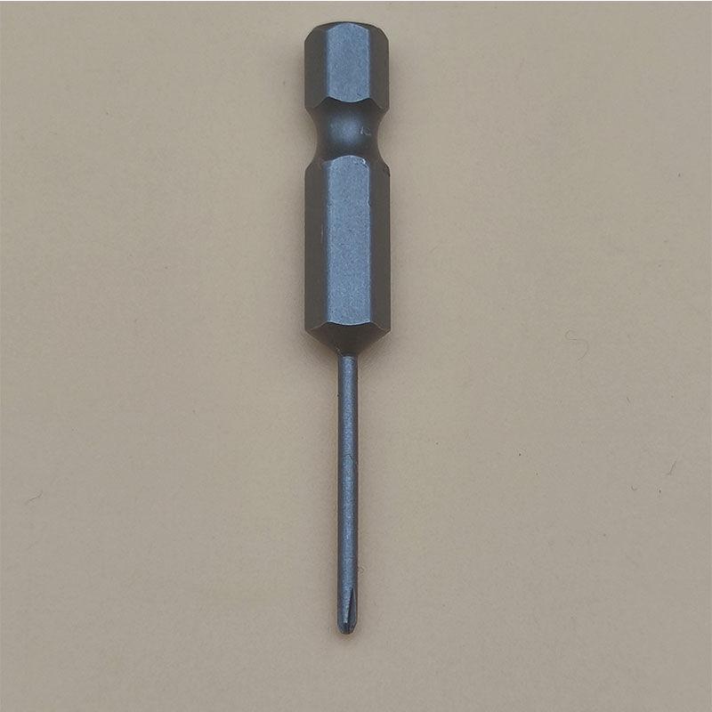 Strong Magnetic S2 Alloy Steel Phillips Screwdriver Bit, 1/4" Single-Head, Extended for Electric/Air Screwdrivers, Model PH012