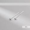 Korean Dangle Earring Geometric block Round Long Tassel Bar Drop Earrings For Women Minimalism Ear Line Kpop Jewelry Gift