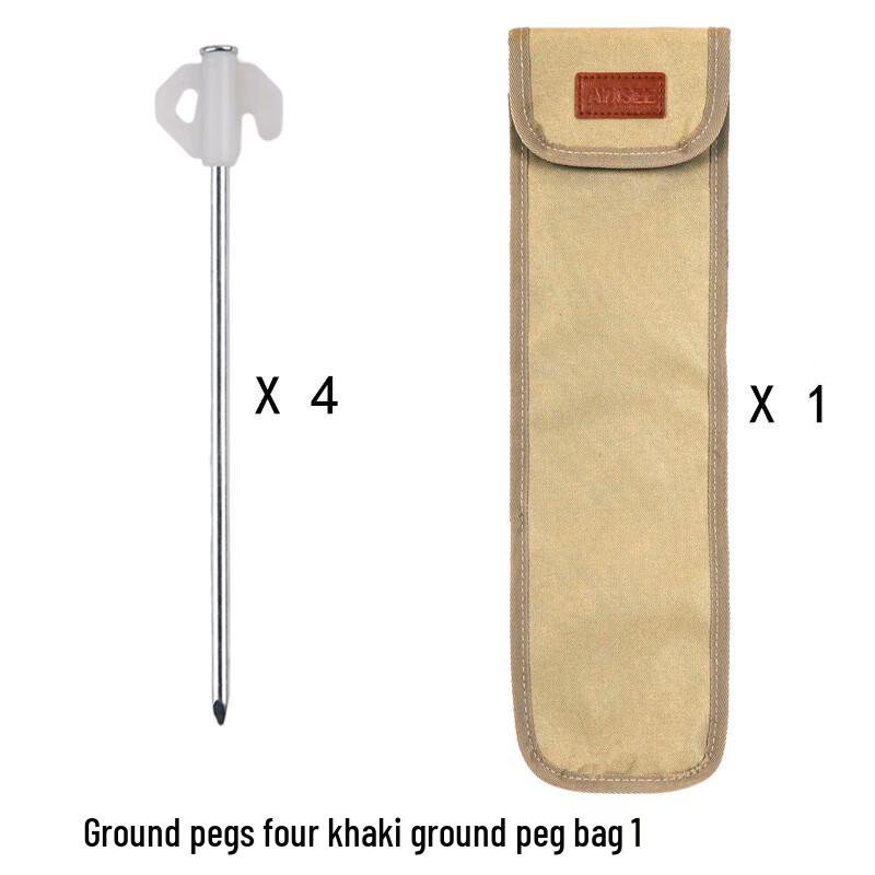 Camping Tent Pegs with Storage Bag