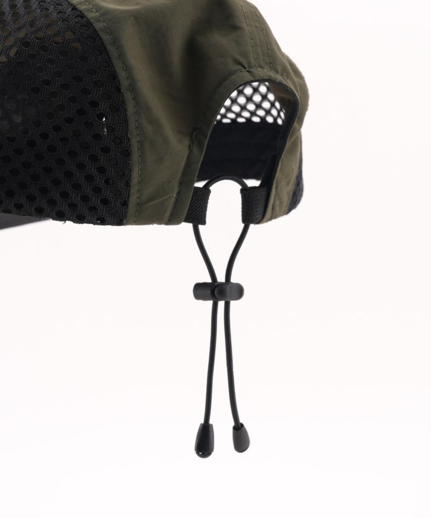 Lisjilain Oversized Two-Tone Mesh Nylon Camp Cap 103