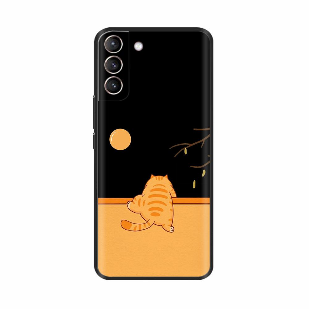 Shockproof Cover For Samsung Galaxy S21 S20 S23 S24 S25 FE Animals Painted Shell Bumper Cases Soft Silicone Back Cover Fundas