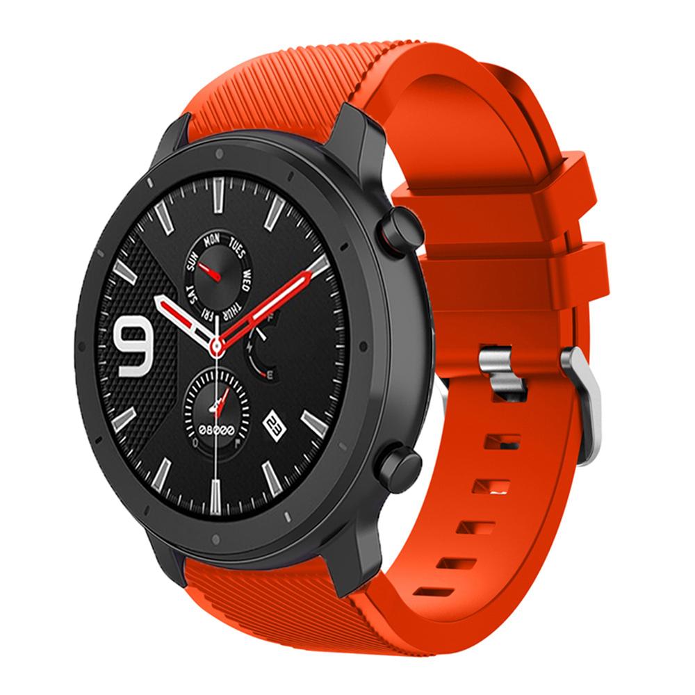 22mm Silicone Band for Amazfit Balance 2 1/GTR 47mm/GTR 4 3pro/Bip 6 5 Sport Wristband Correa for Amazfit Stratos 2 3/Pace Strap