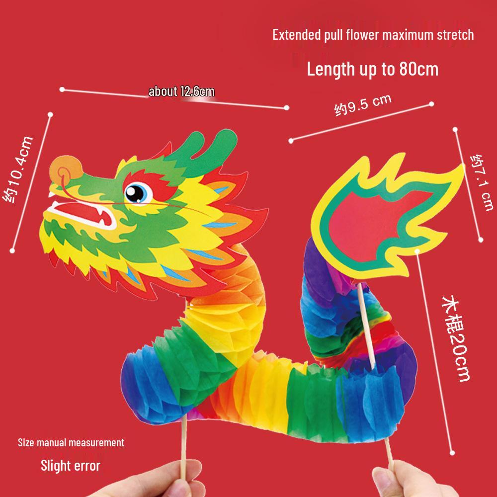 Spring Festival DIY Dragon Dance Craft Kit for Kids