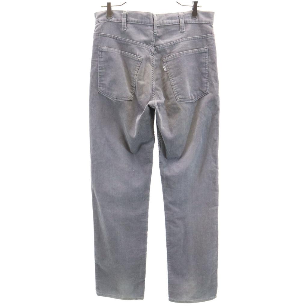 Levi's 80's 519-1556 Vintage Corduroy Pants W33 Light Gray 42TALON Men's Used