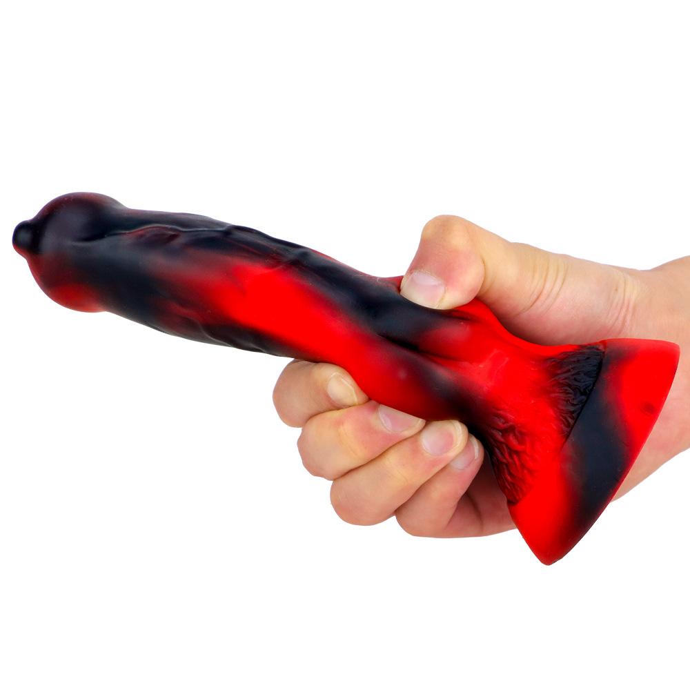 Colorful Silicone Dildo JJ Adult Male and Female Private Masturbation Device SM Anal Dilation and Vaginal Dilation