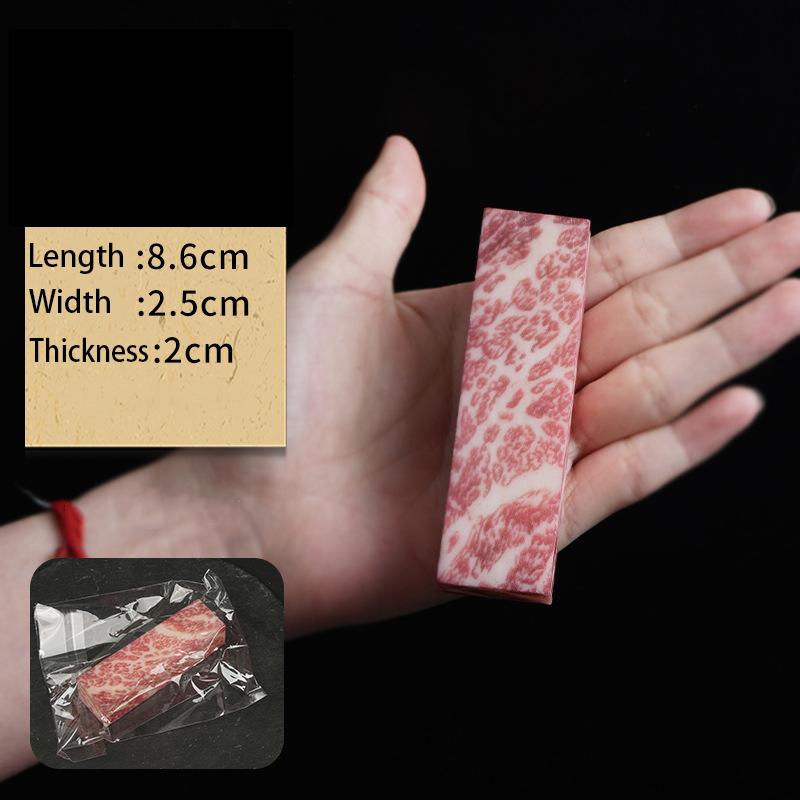 Artificial Meat PVC Simulation Steak Model Roast Pork Bacon Restaurant Barbecue Western Food Decor Fake Food Photography Props