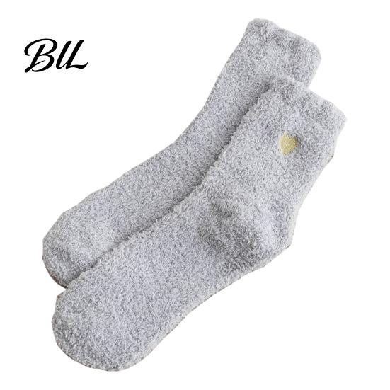 Soft Plush Loungewear Socks 1 Pair Women's Fuzzy Slipper Socks, Warm Thickened Fluffy Sleeping Winter Home Cozy Fleece Crew Bed