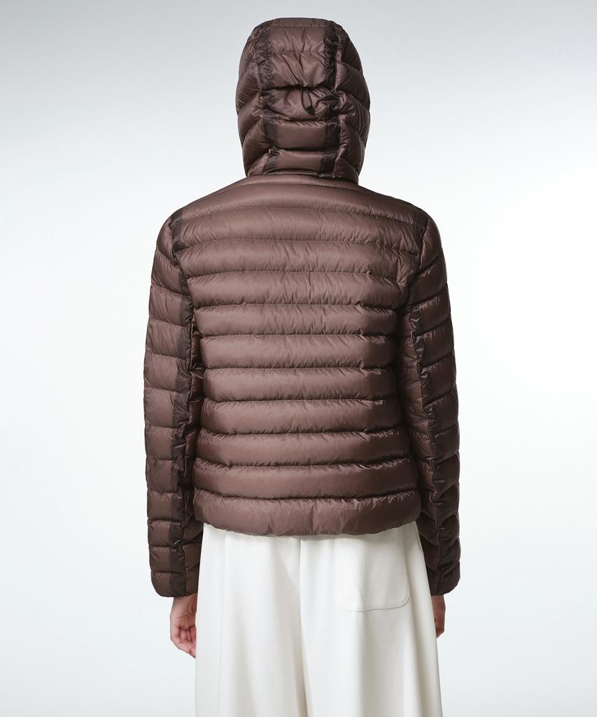Musinsa Standard Woman [City Leisure] Women'S Sheer Hooded Light Down Jacket [Red Bean]