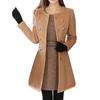 Women Winter Warm Outwear Wool Lapel Trench ParkaCoat Jacket Overcoat StylsihWi