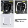 For Benz GLC Class X254 GLC260 GLC300  2024 / C Class W206   2024 Stainless Car Accessories Roof Reading Lamp Cover
