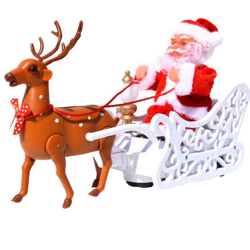 European Christmas Climbing Santa Electric Toy and Decoration