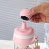 with Filter and Straw Tea-Water Separator Cup Plastic Flower Tea Cup Cute Drinking Cup  Girls