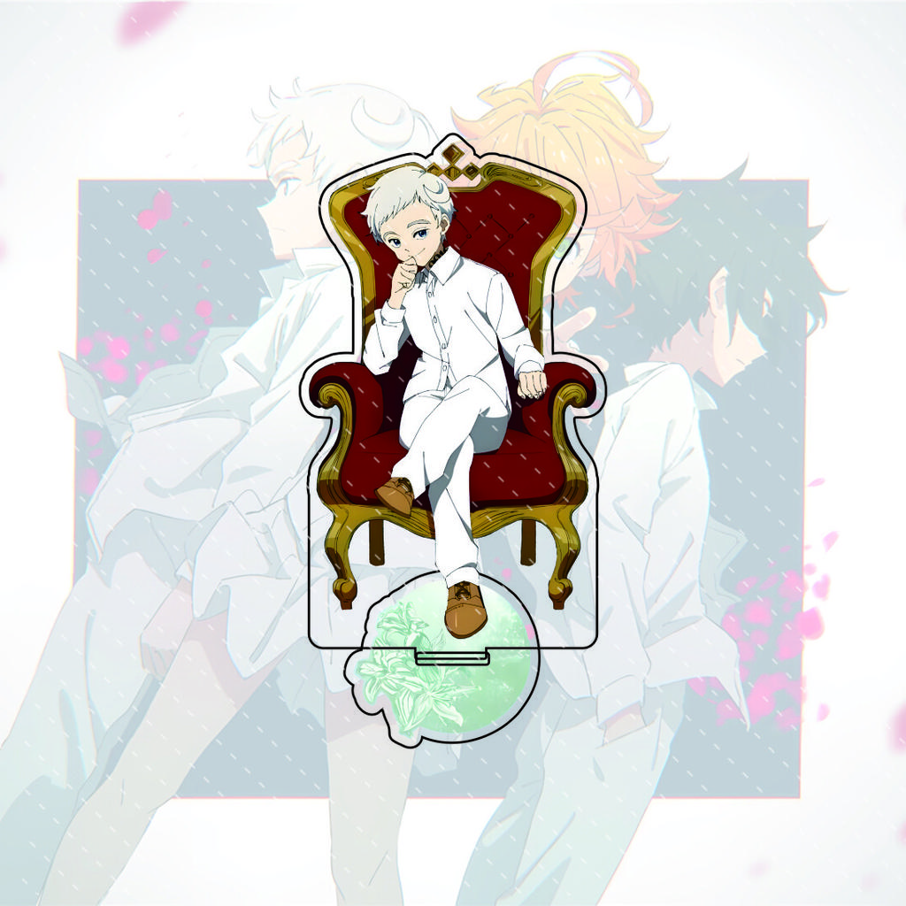 The Promised Neverland anime character display stand, 15CM acrylic material, model display board, collectible edition.