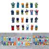 Lot Of 24 Premium Slugterra Action Figures Pvc Toys Featuring Burpy And Bludgeon Slugs Gift Set