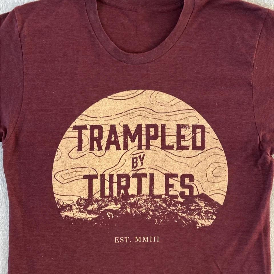 Trampled By Turtles Bluegrass Tour Maroon T Shirt Full Size S5XL L