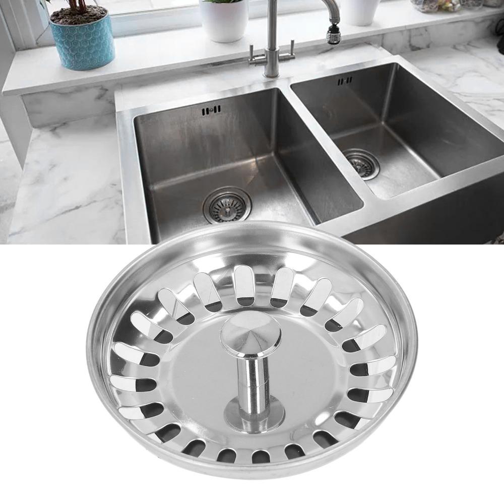 Bottom Stopper Sink Basket Strainer Thickened Design Drain Filter Strainer Sink Strainer Bar Sink