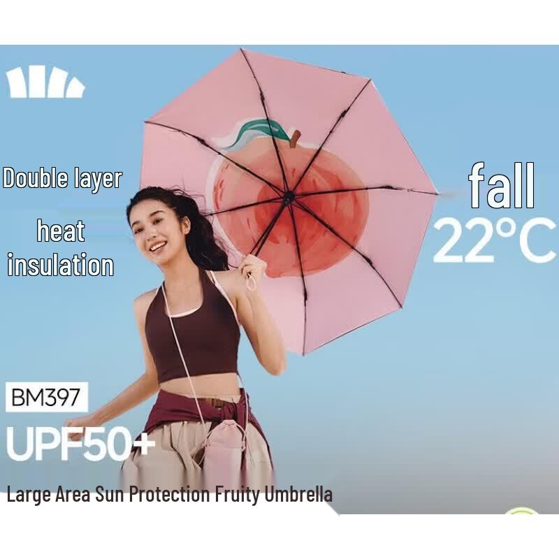 Beneunder Triple Fold UV Protection Sun Umbrella